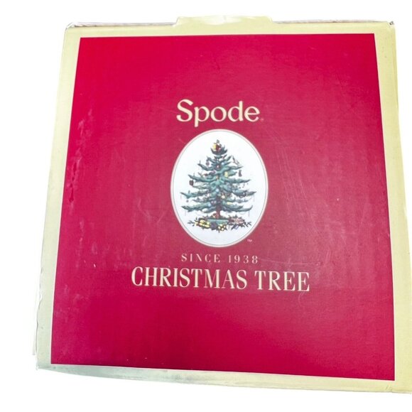 Spode Christmas Tree Red Trim Handle Mug 14 oz Holiday Original Box Lot of 2 NEW - Picture 13 of 13